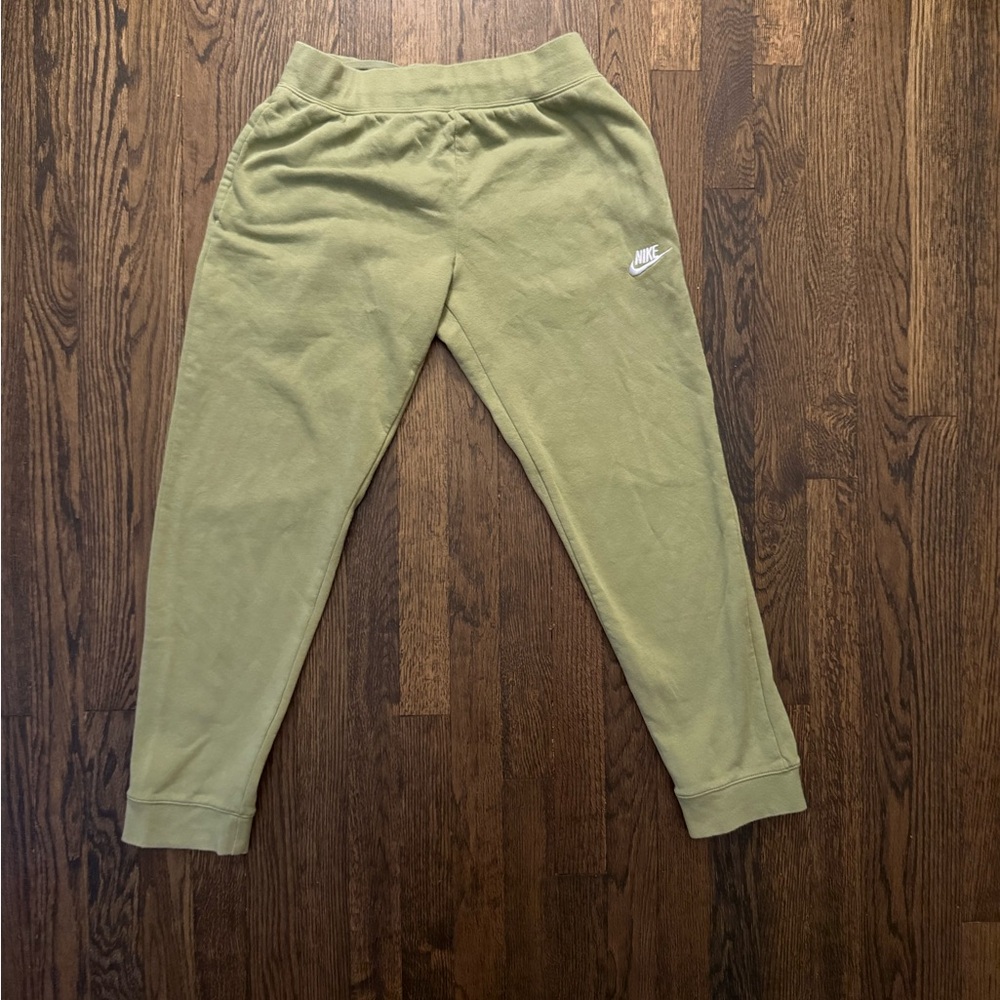 GUC Nike Olive Green Joggers- girls XL